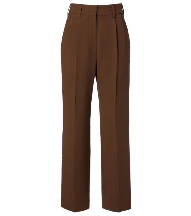 Blaze Milano Blazé Milano Fox high-rise virgin wool crêpe wide-leg pants