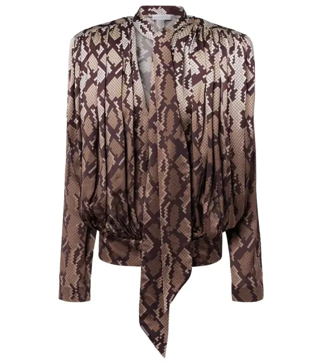 Stella McCartney Snake-effect top