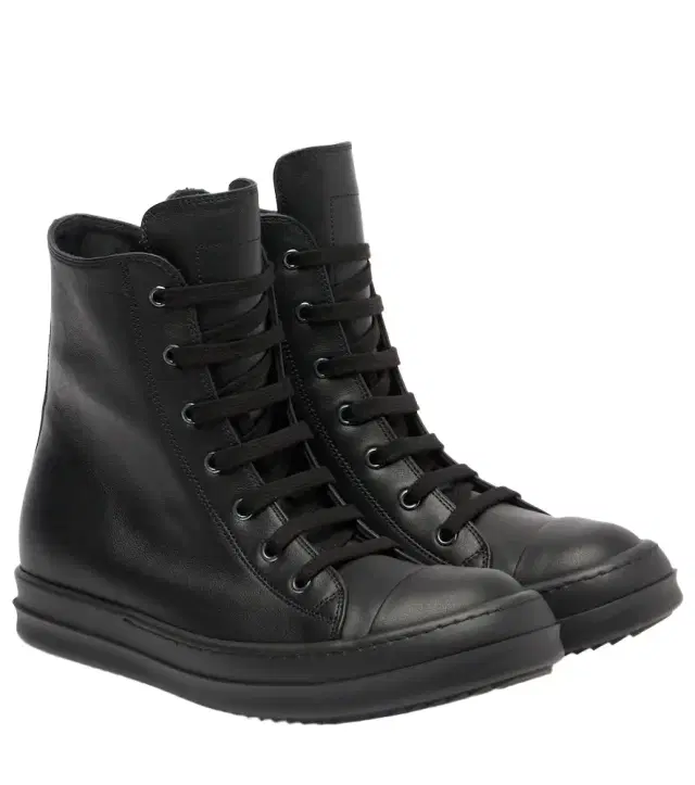 Rick Owens High Top Sneaks leather sneakers