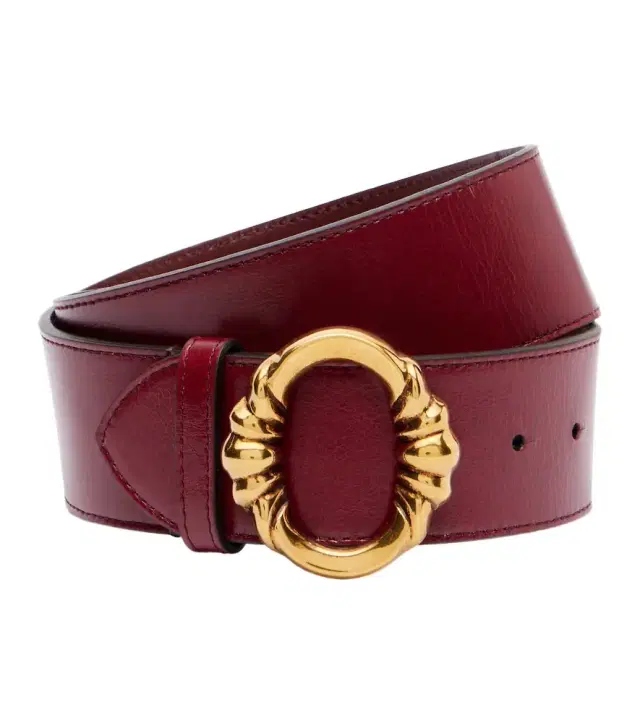 Leather belt