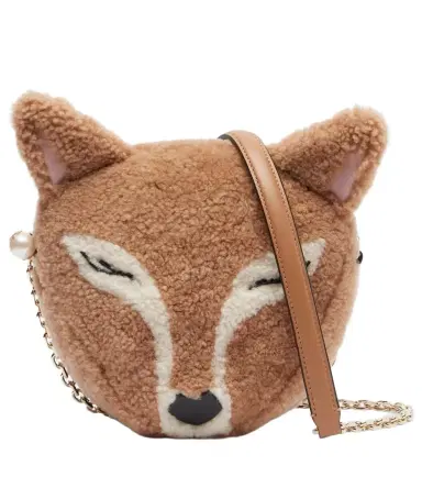Jimmy Choo Soft Fox Mini shearling shoulder bag | Thumbnail 1