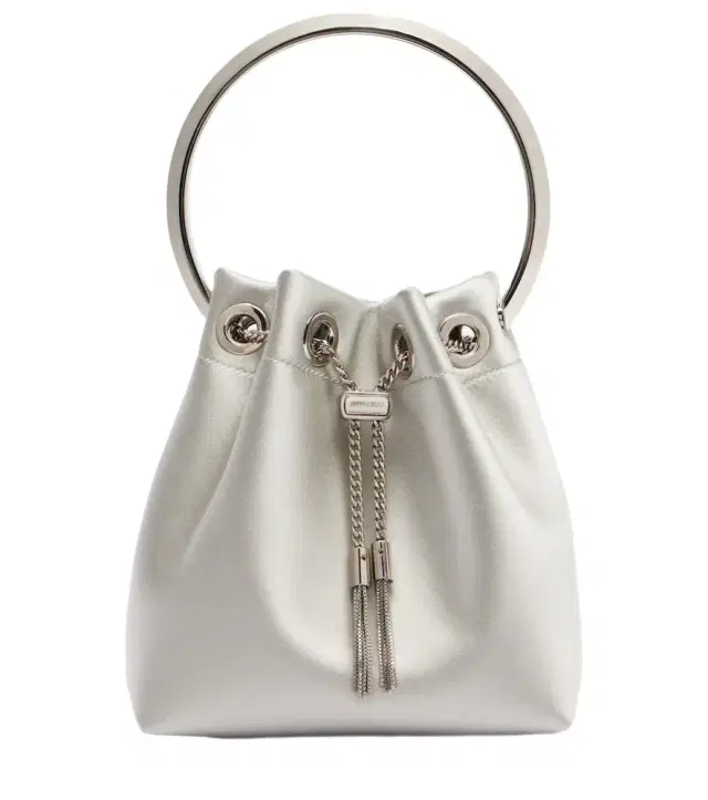 Jimmy Choo Bon Bon satin bucket bag