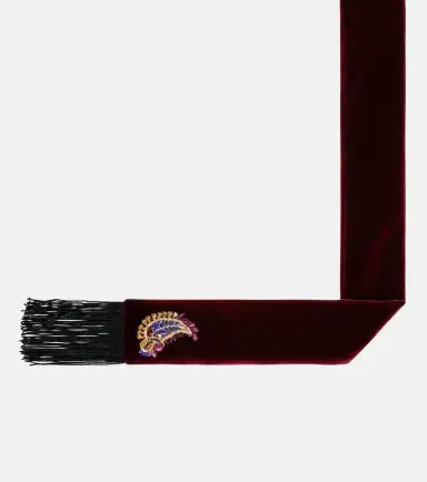 Etro Embellished paisley cotton velvet scarf | Thumbnail 2