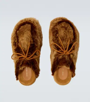 Dries Van Noten Shearling clogs | Thumbnail 2