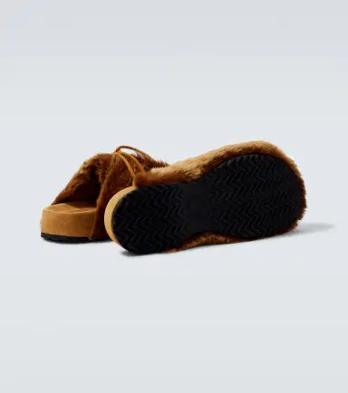 Dries Van Noten Shearling clogs | Thumbnail 5