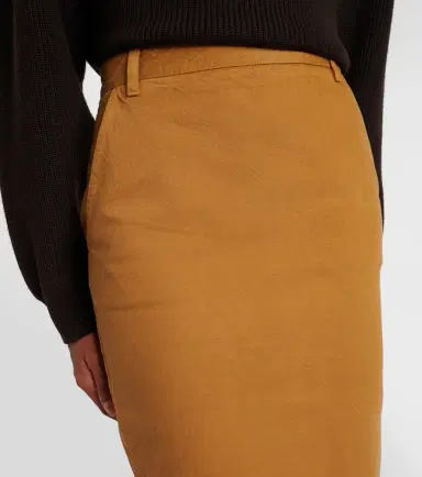 Saint Laurent Cotton pencil skirt | Thumbnail 2 Saint Laurent Cotton pencil skirt | Thumbnail 2