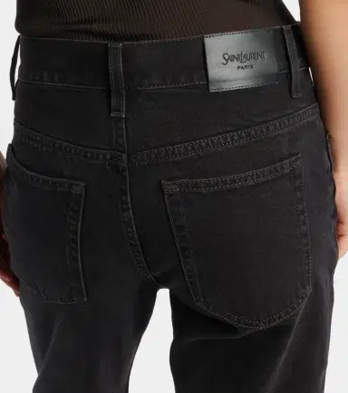 Saint Laurent Nico mid-rise straight jeans | Thumbnail 6 Saint Laurent Nico mid-rise straight jeans | Thumbnail 6