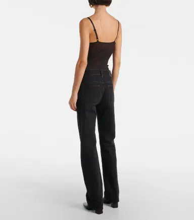 Saint Laurent Nico mid-rise straight jeans | Thumbnail 7 Saint Laurent Nico mid-rise straight jeans | Thumbnail 7