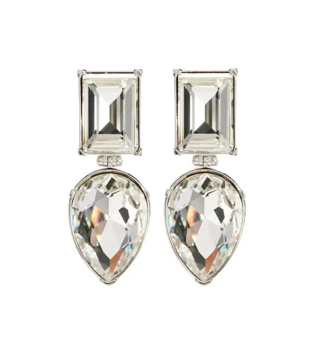 McQueen Cocktail crystal-embellished earrings