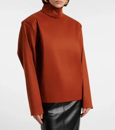 Saint Laurent Silk-blend top | Thumbnail 2 Saint Laurent Silk-blend top | Thumbnail 2