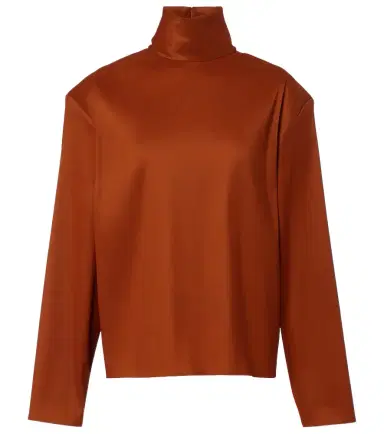 Saint Laurent Silk-blend top | Thumbnail 1 Saint Laurent Silk-blend top | Thumbnail 1