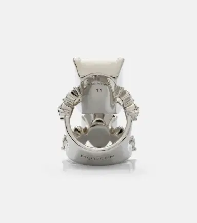 McQueen Cocktail crystal-embellished ring | Thumbnail 2