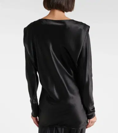 Saint Laurent Silk satin top | Thumbnail 4