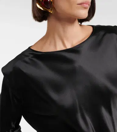 Saint Laurent Silk satin top | Thumbnail 6