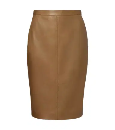 Saint Laurent Cassandre leather pencil skirt | Thumbnail 1