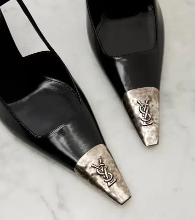 Saint Laurent Jeanne 90 leather slingback pumps | Thumbnail 4 Saint Laurent Jeanne 90 leather slingback pumps | Thumbnail 4
