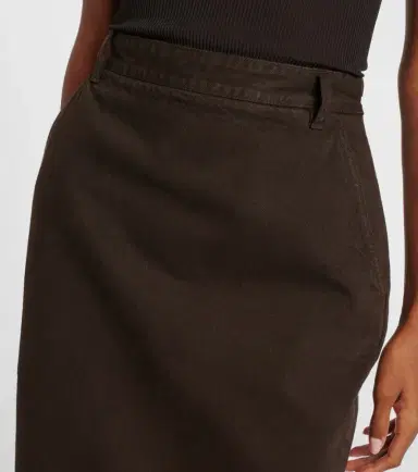 Saint Laurent Cotton pencil skirt | Thumbnail 3 Saint Laurent Cotton pencil skirt | Thumbnail 3