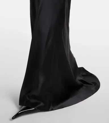 Saint Laurent Pleated silk maxi skirt | Thumbnail 5 Saint Laurent Pleated silk maxi skirt | Thumbnail 5