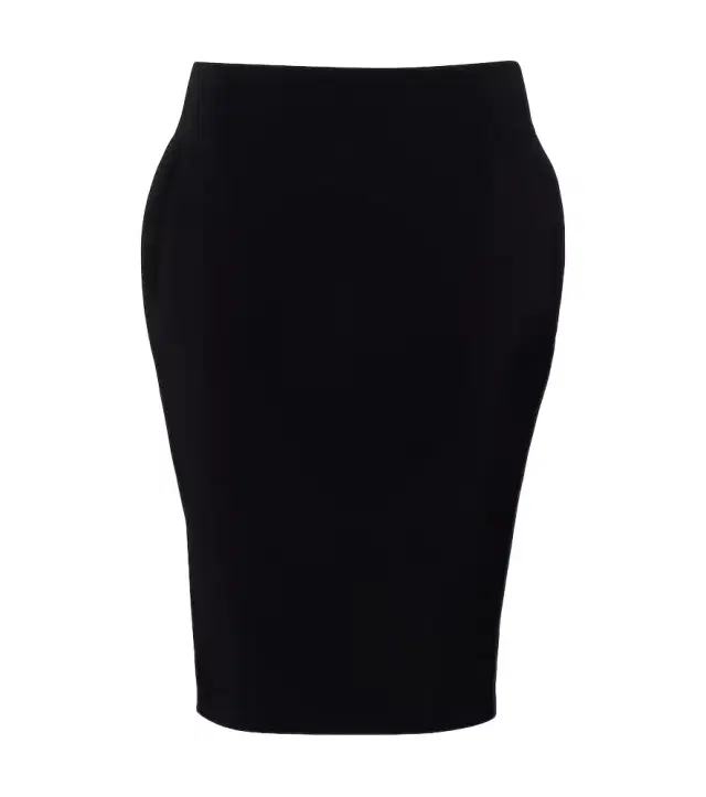 High-rise pencil skirt