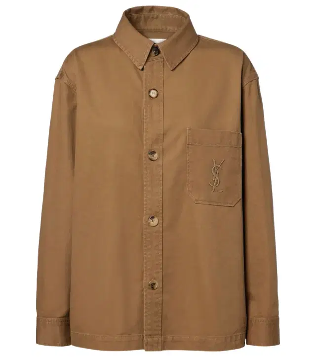 Cassandre cotton and linen overshirt