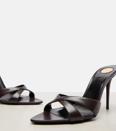 Saint Laurent Kirat 95 leather sandals | Thumbnail 4