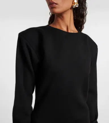 Saint Laurent Wool-blend minidress | Thumbnail 4 Saint Laurent Wool-blend minidress | Thumbnail 4