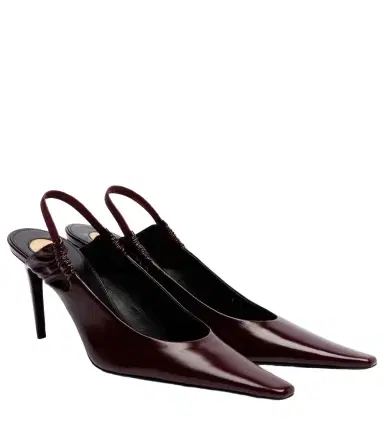 Saint Laurent Anne-Marie leather slingback pumps | Thumbnail 1