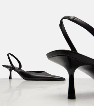 Saint Laurent Misty 55 leather slingback pumps | Thumbnail 2 Saint Laurent Misty 55 leather slingback pumps | Thumbnail 2
