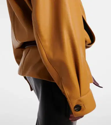 Saint Laurent Belted leather jacket | Thumbnail 5 Saint Laurent Belted leather jacket | Thumbnail 5