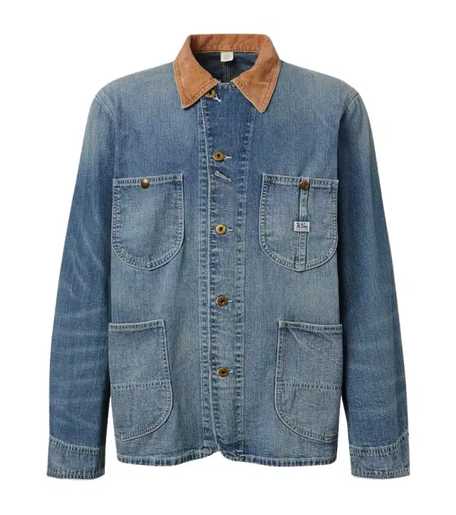 Stockton corduroy-trimmed denim jacket