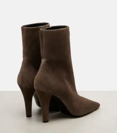 Saint Laurent Jill 95 suede ankle boots | Thumbnail 3 Saint Laurent Jill 95 suede ankle boots | Thumbnail 3