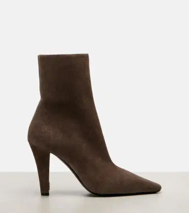 Saint Laurent Jill 95 suede ankle boots | Thumbnail 4 Saint Laurent Jill 95 suede ankle boots | Thumbnail 4