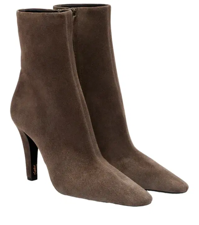 Saint Laurent Jill 95 suede ankle boots