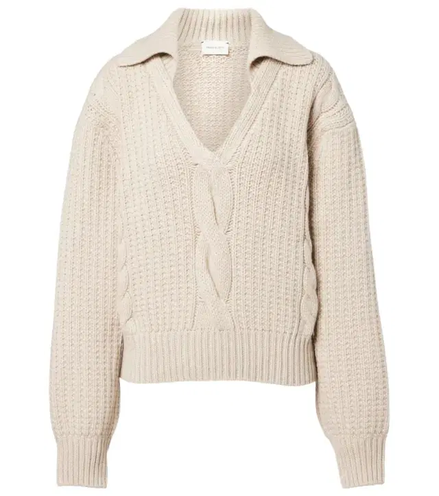 Magda Butrym Cable-knit cashmere sweater