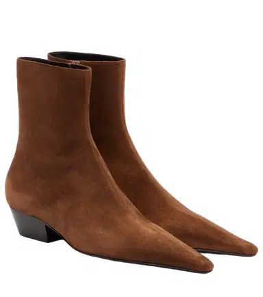 Saint Laurent Jill 30 suede ankle boots | Thumbnail 1 Saint Laurent Jill 30 suede ankle boots | Thumbnail 1