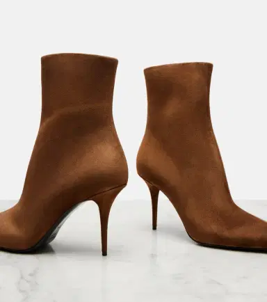 Saint Laurent Ashley 90 suede ankle boots | Thumbnail 4 Saint Laurent Ashley 90 suede ankle boots | Thumbnail 4