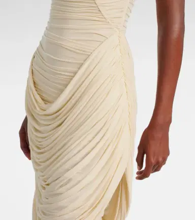 Magda Butrym Floral-appliqué draped ruched gown | Thumbnail 3