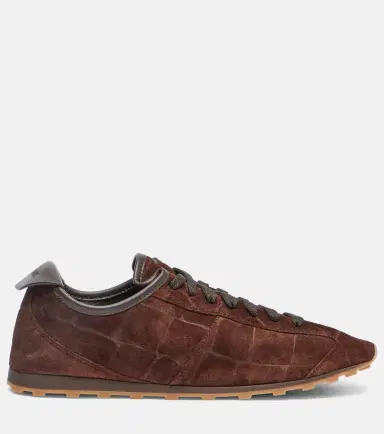 Jacquemus Tennis croc-effect suede sneakers | Thumbnail 4 Jacquemus Tennis croc-effect suede sneakers | Thumbnail 4