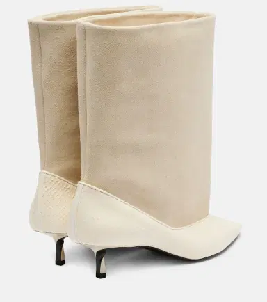 Jacquemus Tourni leather and suede ankle boots | Thumbnail 2