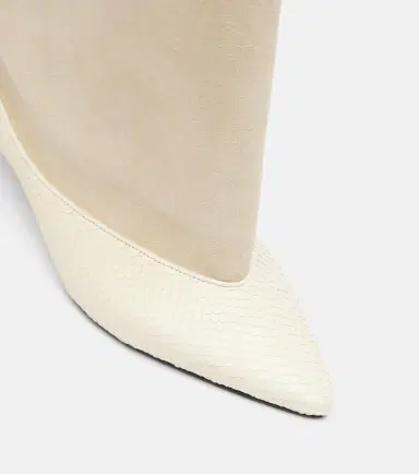 Jacquemus Tourni leather and suede ankle boots | Thumbnail 3