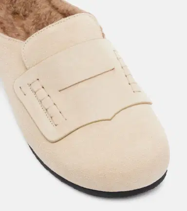 Jacquemus Shearling-lined suede mules | Thumbnail 2 Jacquemus Shearling-lined suede mules | Thumbnail 2