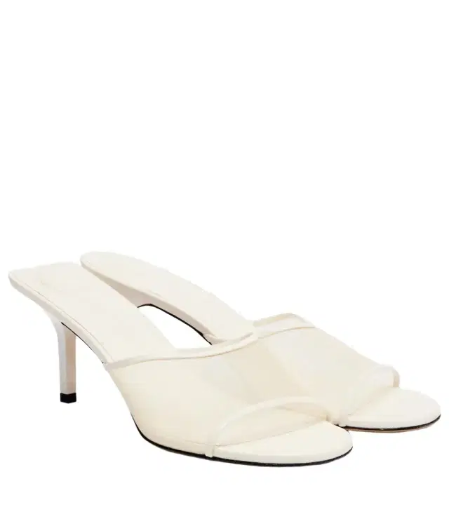 Jacquemus Leather-trimmed canvas sandals