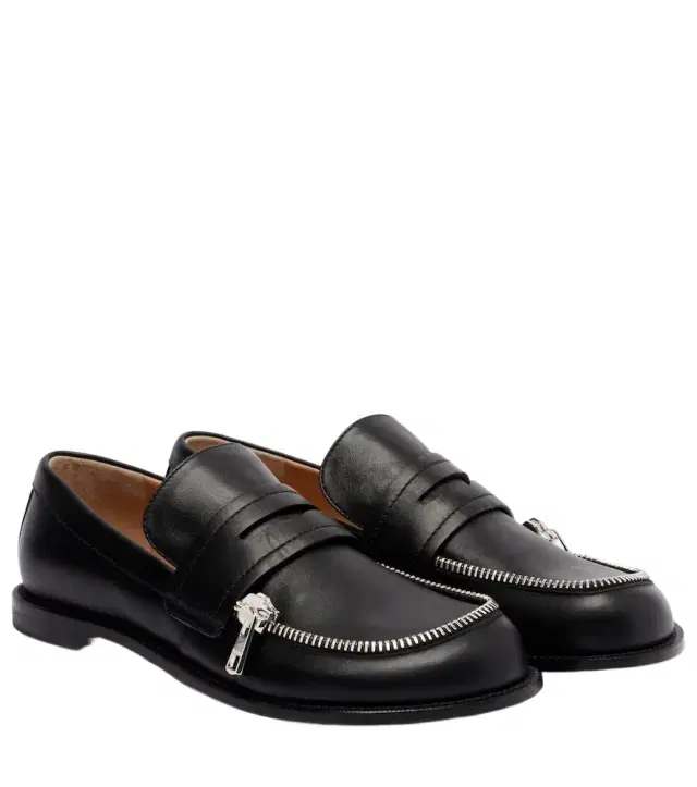 Leather loafers