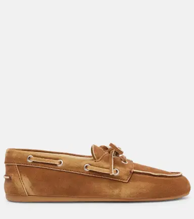Miu Miu Suede boat shoes | Thumbnail 2