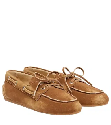 Miu Miu Suede boat shoes | Thumbnail 1