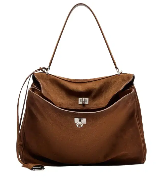 Balenciaga Rodeo Medium suede tote bag