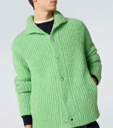 God’s True Cashmere Ribbed-knit cashmere bouclé cardigan | Thumbnail 3