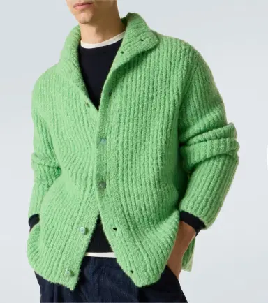 God’s True Cashmere Ribbed-knit cashmere bouclé cardigan | Thumbnail 6