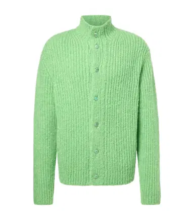 God’s True Cashmere Ribbed-knit cashmere bouclé cardigan | Thumbnail 1