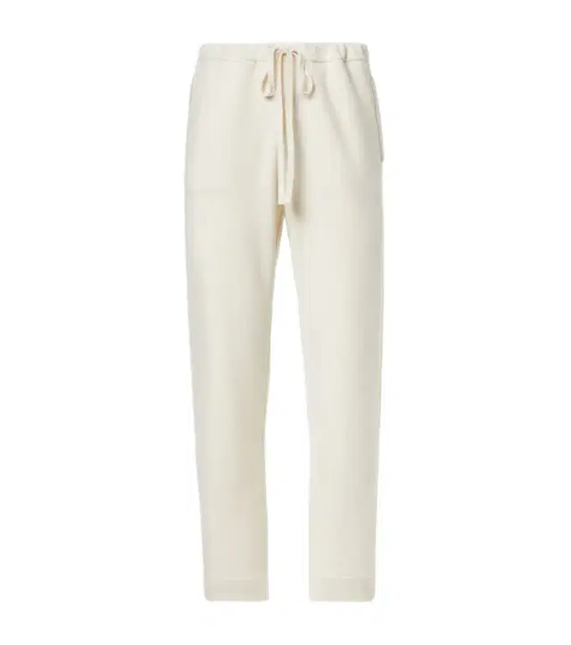 Cashmere straight pants with amethyst